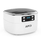 AIPOI Ultrasonic Jewelry Cleaner 750ML with Timer and Degas for Cleaning Jewelry, Ring, Necklace, Silver, Eyeglass, Watch Chains, Denture, Coins