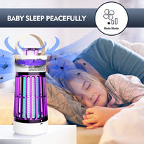 Antarctic Corner Insect Catcher & Killer for Bugs/Mosquito/Gnat /Moth/Fruit Flies with UV Light and Quiet Suction Design