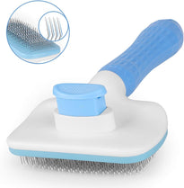 Atlamia Self Cleaning Grooming Slicker Brush for Cats and Dogs