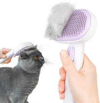 Aumuca Self Cleaning Grooming Slicker Brush for Cats and Dogs