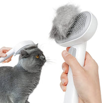 Aumuca Self Cleaning Grooming Slicker Brush for Cats and Dogs
