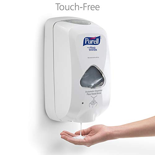 PURELL TFX Touch-Free Foam Hand Sanitizer Dispenser, Dove Grey, for PURELL TFX 1200 mL Foam Hand Sanitizer Refills (Pack of 1) - 2720-12