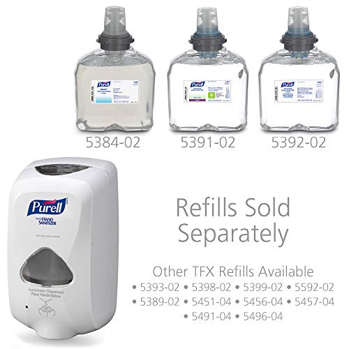 PURELL TFX Touch-Free Foam Hand Sanitizer Dispenser, Dove Grey, for PURELL TFX 1200 mL Foam Hand Sanitizer Refills (Pack of 1) - 2720-12