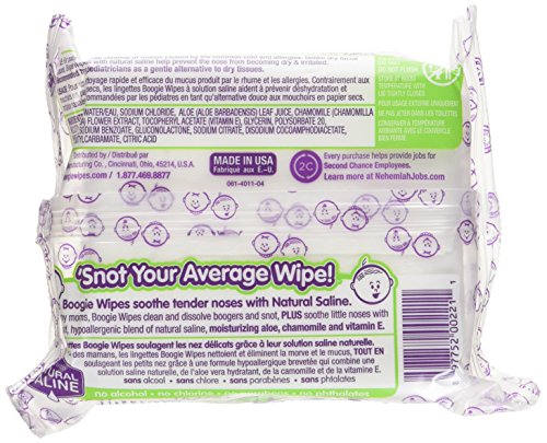 Unscented Wet Nose Wipes for Kids and Baby