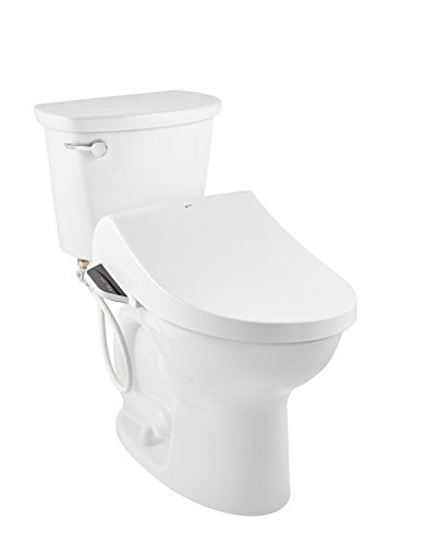 INAX 8012A70GRC-415 Heated Shower Toilet Bidet Seat with Remote Control + Dual Nozzle, White