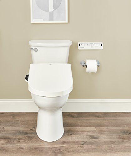INAX 8012A70GRC-415 Heated Shower Toilet Bidet Seat with Remote Control + Dual Nozzle, White