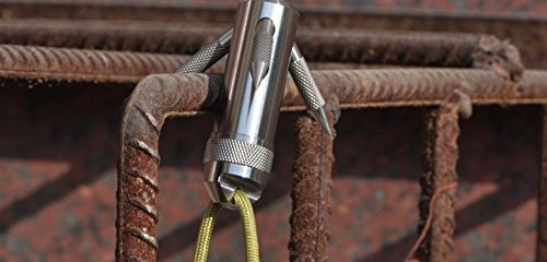 FTK Titanium Capsule Grappling Hook Container Waterproof Storage Box EDC Outdoor Capsule Tablet Cash Pill Survival Box