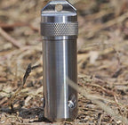 FTK Titanium Capsule Grappling Hook Container Waterproof Storage Box EDC Outdoor Capsule Tablet Cash Pill Survival Box