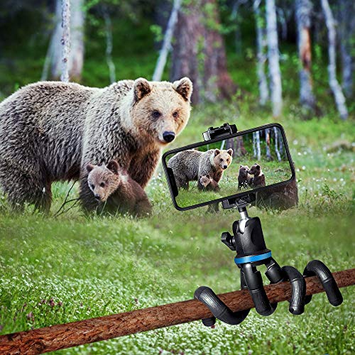 12 Inch Flexible Cell Phone Tripod Stand Holder