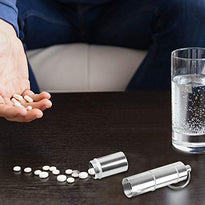 2 pcs Pill Capsule Storage Containers