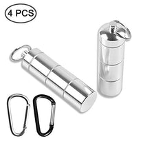 2 pcs Pill Capsule Storage Containers