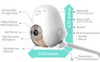 Cubo Ai Baby Monitor with 1080p HD Night Vision Camera, 2-Way Audio, Night Light Plus Safety Alerts for Covered Face, Danger Zone, Crying & Temperature Detection (3 Stands Included)