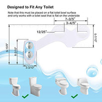 Non-Electric Bidet Toilet Attachment