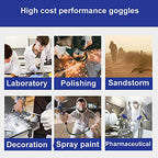 Anti-Fog Protective Safety Goggles (2 Pcs)