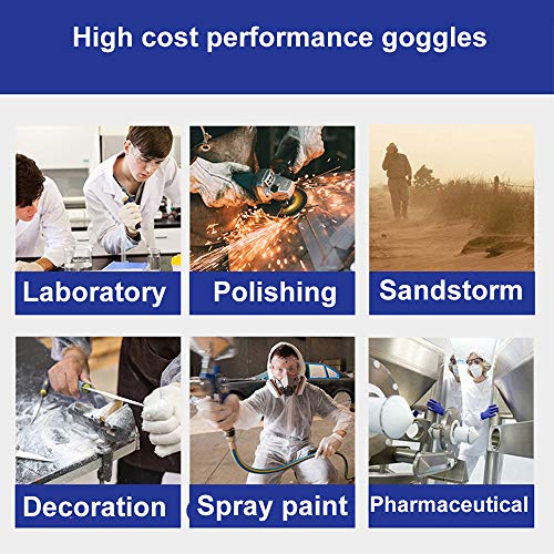 Anti-Fog Protective Safety Goggles (2 Pcs)