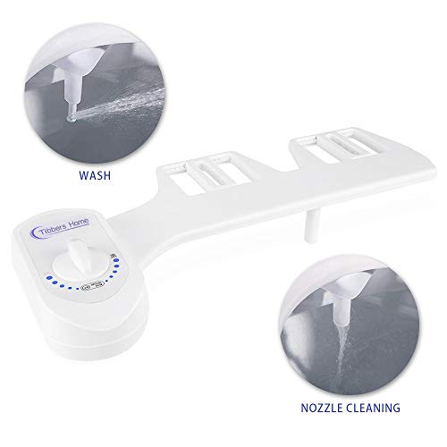 Fresh Water Non-Electric Mechanical Bidet Toilet Attachment