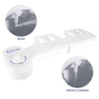 Fresh Water Non-Electric Mechanical Bidet Toilet Attachment