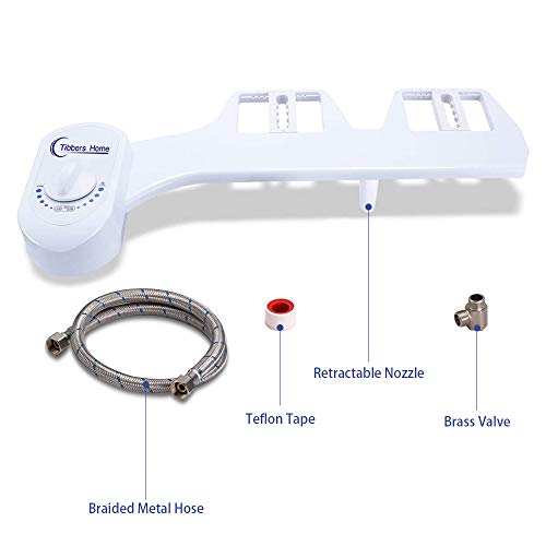 Fresh Water Non-Electric Mechanical Bidet Toilet Attachment