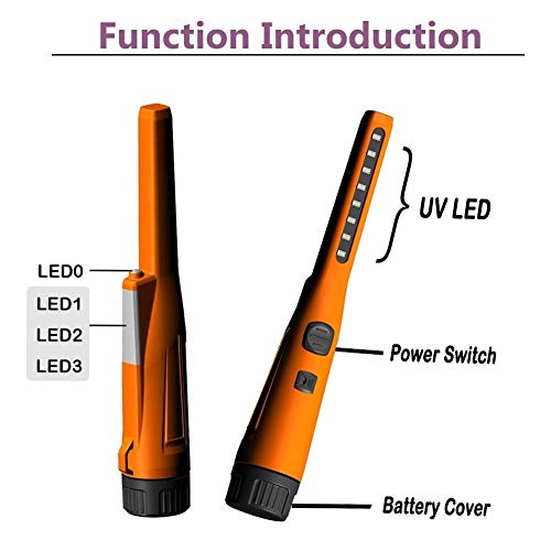 UV Sterilizer Stick, Portable UV Light Sanitizer, Disinfection Light Lamp, Handheld Mobile UV Disinfection Stick for House Hotel Wardrobe Toilet Car