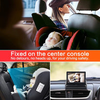 BAOHZ Baby 1080P Safety Car Seat Mirror Camera 4.3'' HD Night Vision to Observe The Baby's Move