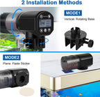 Barkmew Moisture-Proof Electric Automatic Fish Feeder for Aquarium or Fish Tank with Fish Food Dispenser 200ML