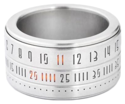 Ring Clock Native - Silver