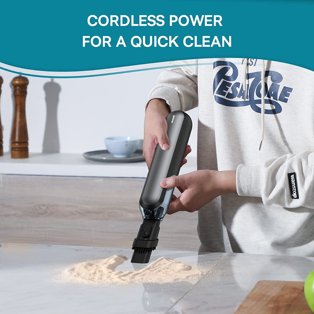 Baseus USB Rechargeable Hand Vacuum for Car, Home - A1