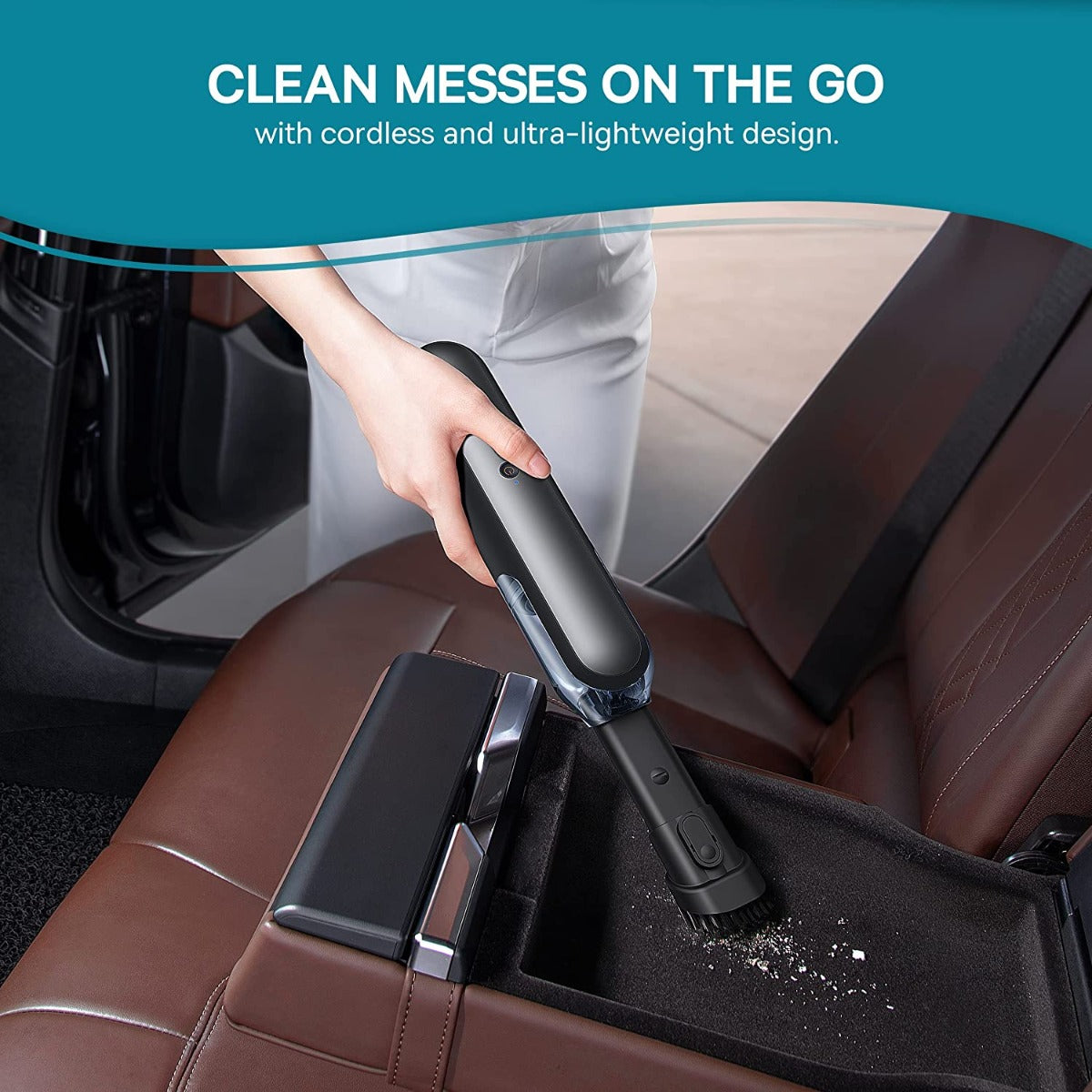 Baseus USB Rechargeable Hand Vacuum for Car, Home - A1