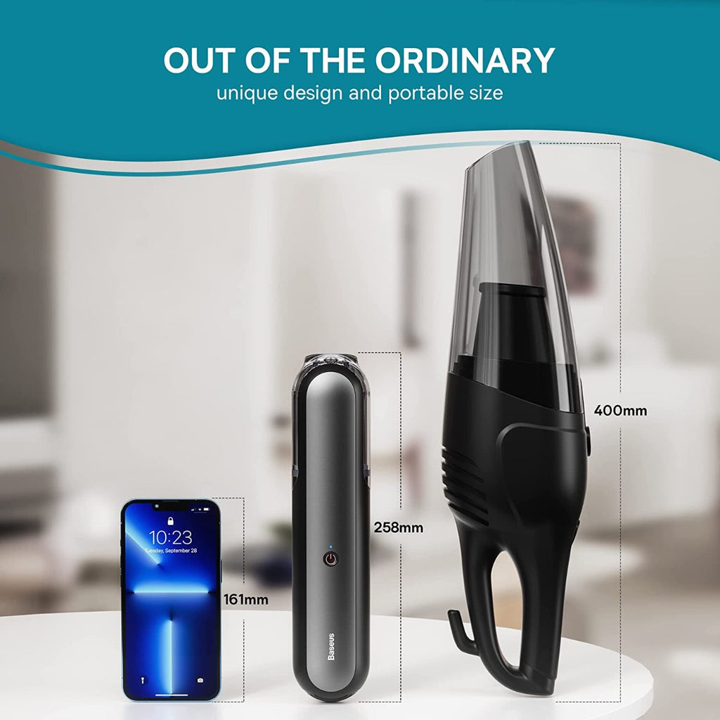 Baseus USB Rechargeable Hand Vacuum for Car, Home - A1