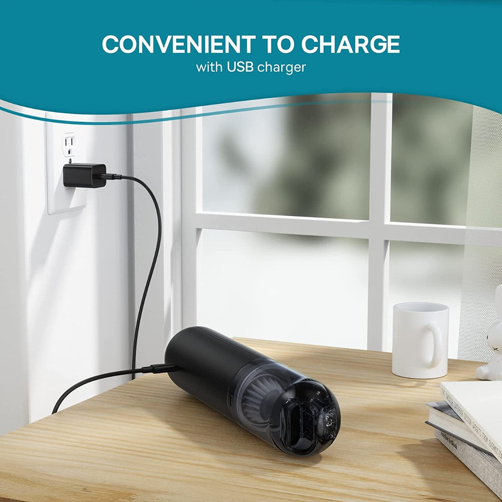 Baseus USB Rechargeable Hand Vacuum for Car, Home - A1