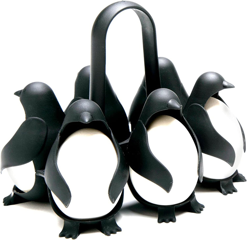 Peleg Design Egguins Penguin-Shaped 3-in-1 Cook, Store and Serve Egg Holder