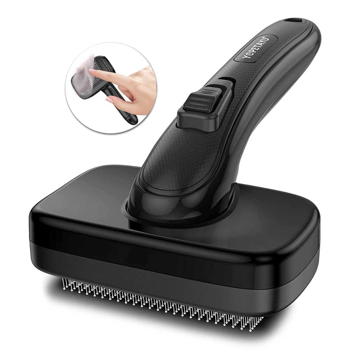 YOPETAYU Self Cleaning Grooming Slicker Brush for Cats and Dogs