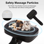 WOPQAEM Self Cleaning Grooming Slicker Brush for Cats and Dogs