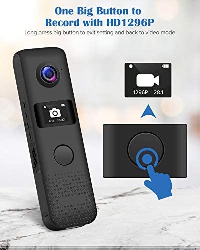 BOBLOV C18 WiFi 1080P Body Camera with OLED Screen