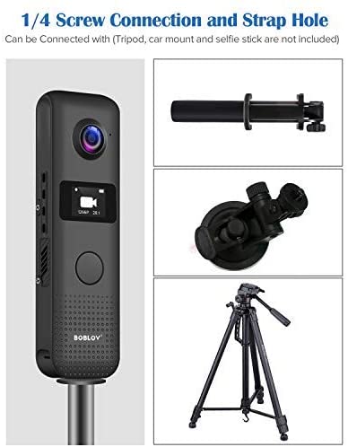 BOBLOV C18 WiFi 1080P Body Camera with OLED Screen