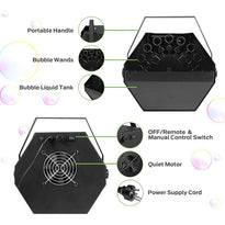 Wireless Remote Control Automatic Bubble Bubble Machine for Kids