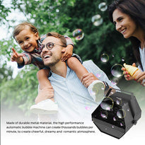 Wireless Remote Control Automatic Bubble Bubble Machine for Kids