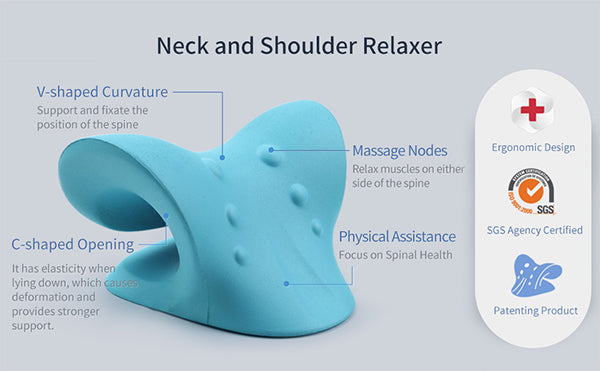 Chiropractic Pillow for Neck and Shoulder