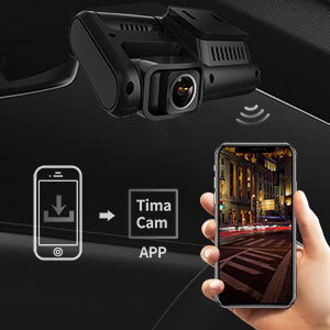 Pruveeo D30H Dash Cam with Infrared Night Vision and WiFi