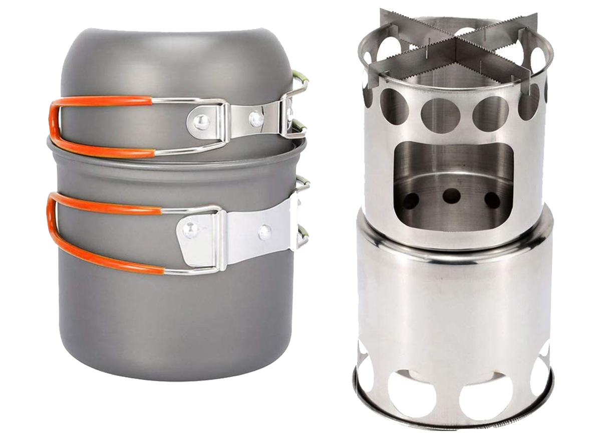 Camping Stove Cookware Set