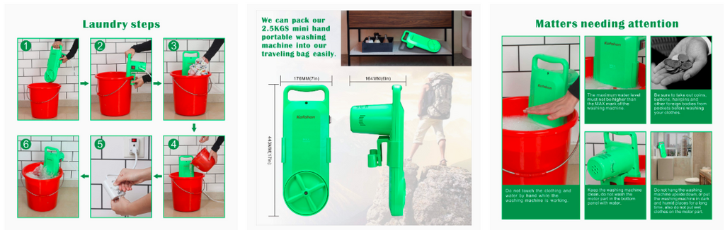 Mini Hand Portable Washing Machine