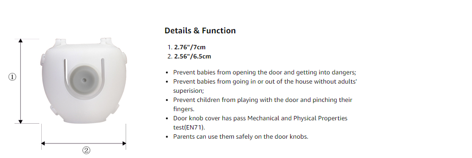 Door Knob Locks (4 Pack)