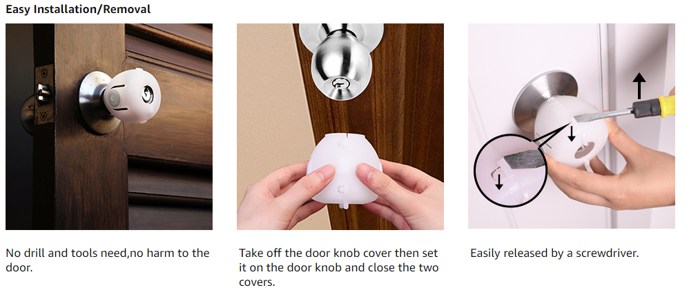 Door Knob Locks (4 Pack)