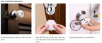 Door Knob Locks (4 Pack)