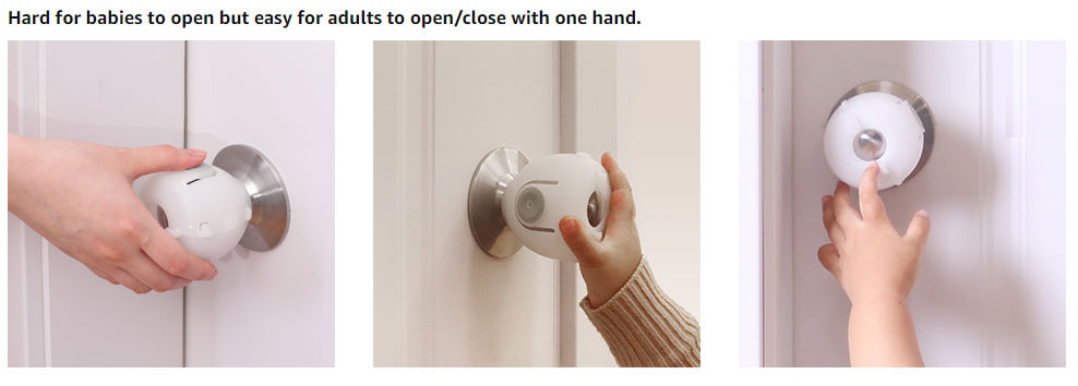 Door Knob Locks (4 Pack)