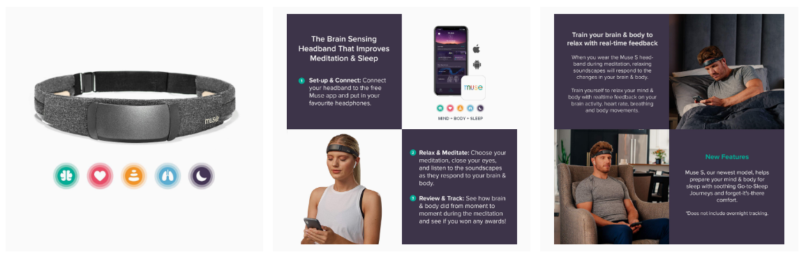 MUSE S: The Brain Sensing Headband