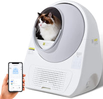 CATLINK Smart Automatic Self-Cleaning Cat Litter Box with APP Control, Double Odor Removal for Multiple Cats (Luxury Pro)