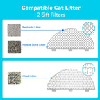 CATLINK Smart Automatic Self-Cleaning Cat Litter Box with APP Control, Double Odor Removal for Multiple Cats (Luxury Pro)