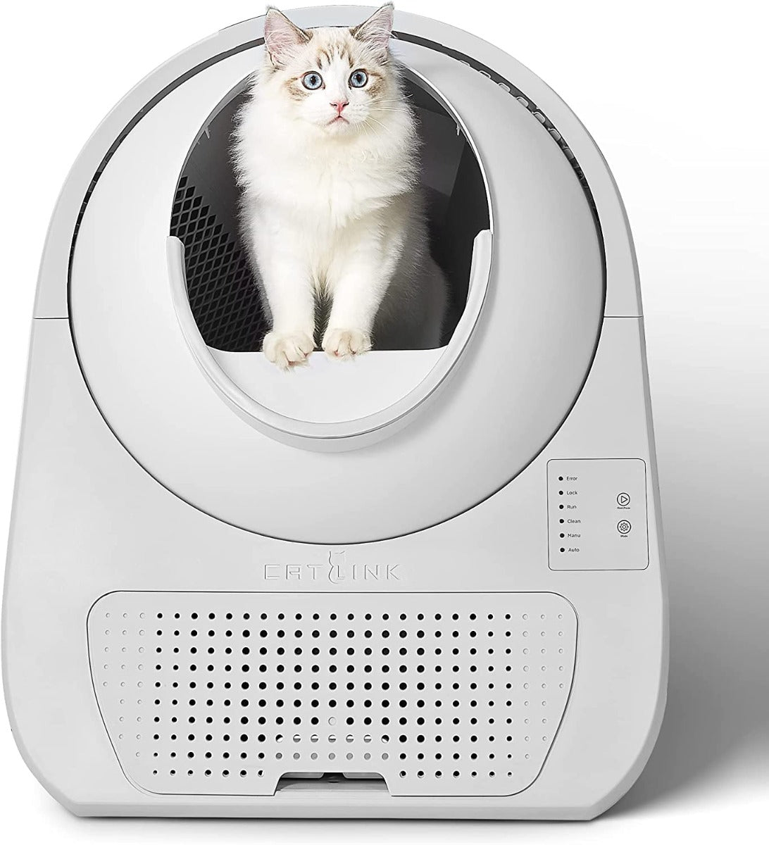 CATLINK Self Cleaning Automatic Cat Litter Box, Double Odor Removal for Cats from 3.3 pounds to 22 pounds