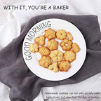 Stainless Steel Cookie Gun Set with 20 Cookie Discs and 4 Nozzles